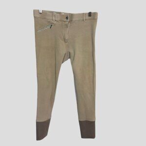 Elation Red Label Equestrian Camel Riding Boot Sock Knee Patch Breeches